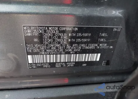 2023 Toyota Rav4 Prime Xse from USA, damaged, VIN JTMEB3FVXPD161186
